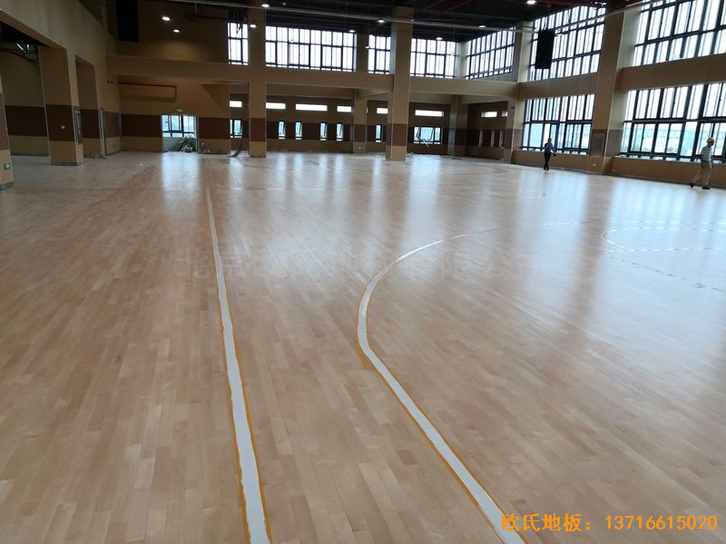 南京埔口區(qū)實(shí)驗小學(xué)體育木地板施工案例